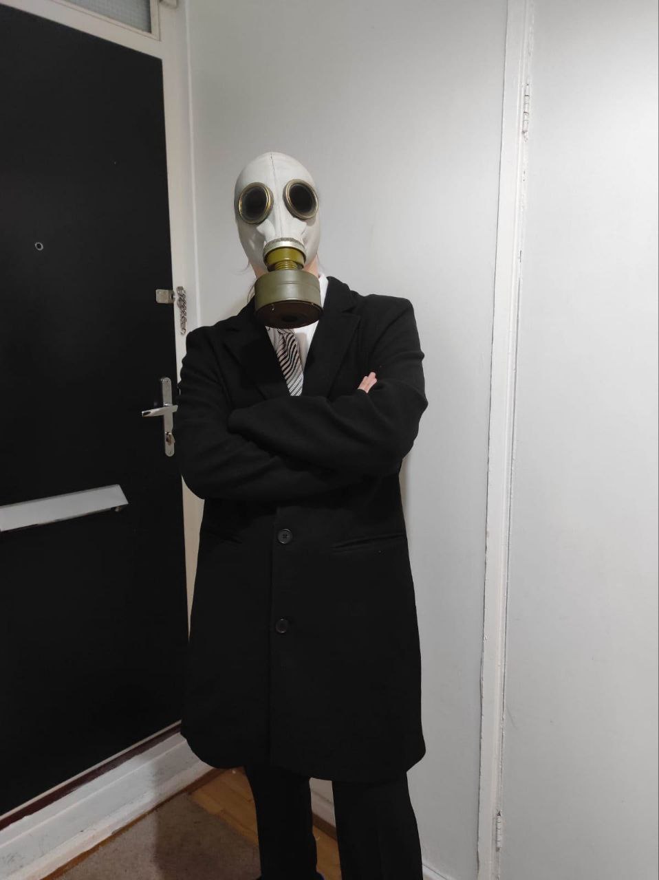 Person in urban environment